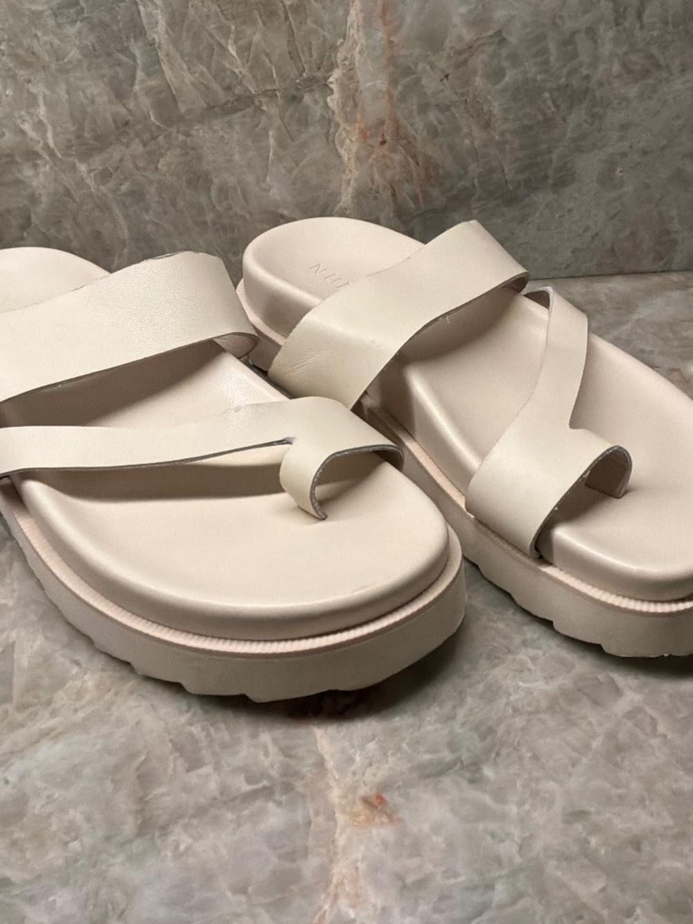 Nude Lucy Leather Sandal Size 41 Size 10
